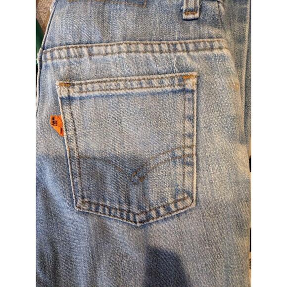 Levi's Orange Tab Denim Flare Jeans Kids size 4 Childrens Size Vintage 1970s... - Picture 9 of 9